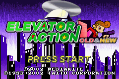 Elevator Action - Old & New Title Screen